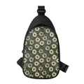 Dark Sunflower Pattern Print Sling Bag