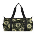 Dark Sunflower Pattern Print Gym Bag