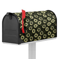 Dark Sunflower Pattern Print Mailbox Cover