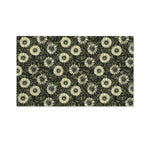 Dark Sunflower Pattern Print Polyester Flag