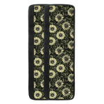 Dark Sunflower Pattern Print Refrigerator Handle Covers