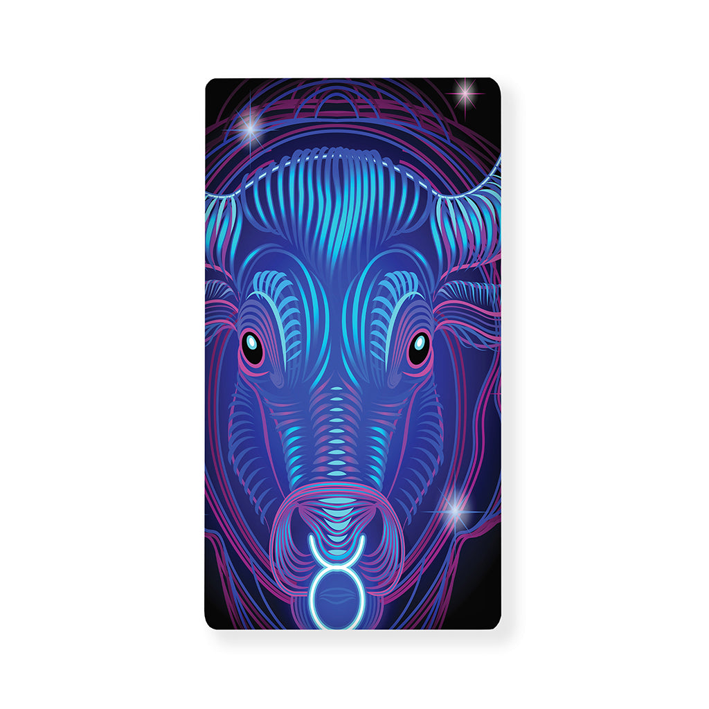Dark Taurus Zodiac Sign Print Baby Crib Sheet