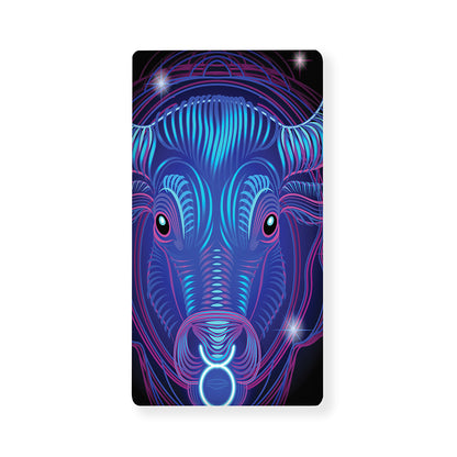 Dark Taurus Zodiac Sign Print Baby Crib Sheet
