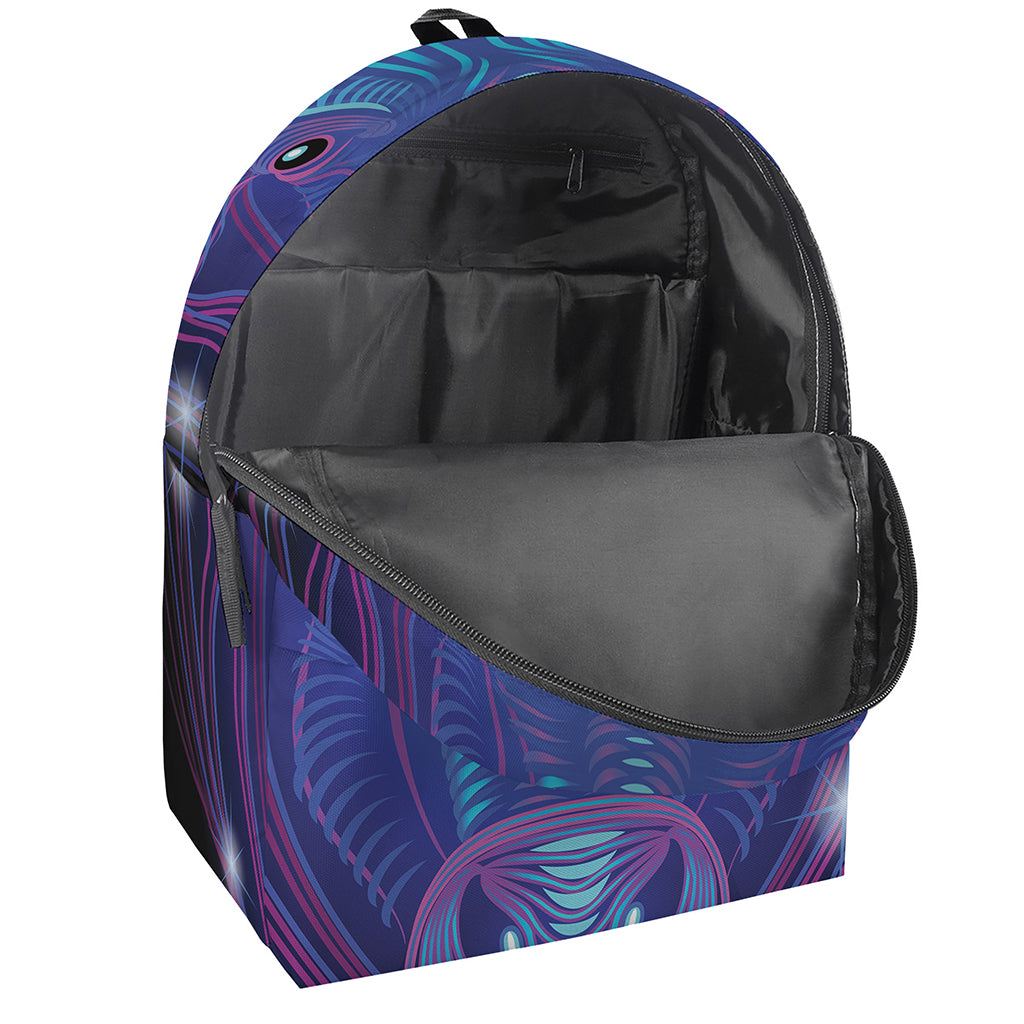 Dark Taurus Zodiac Sign Print Backpack