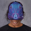 Dark Taurus Zodiac Sign Print Baseball Cap