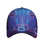 Dark Taurus Zodiac Sign Print Baseball Cap