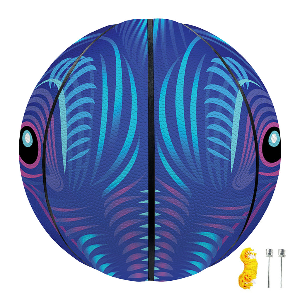Dark Taurus Zodiac Sign Print Basketball