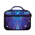 Dark Taurus Zodiac Sign Print Briefcase Bible Bag