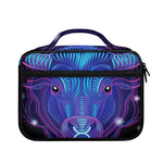 Dark Taurus Zodiac Sign Print Briefcase Bible Bag