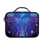 Dark Taurus Zodiac Sign Print Briefcase Bible Bag