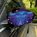Dark Taurus Zodiac Sign Print Car Side Mirror Covers