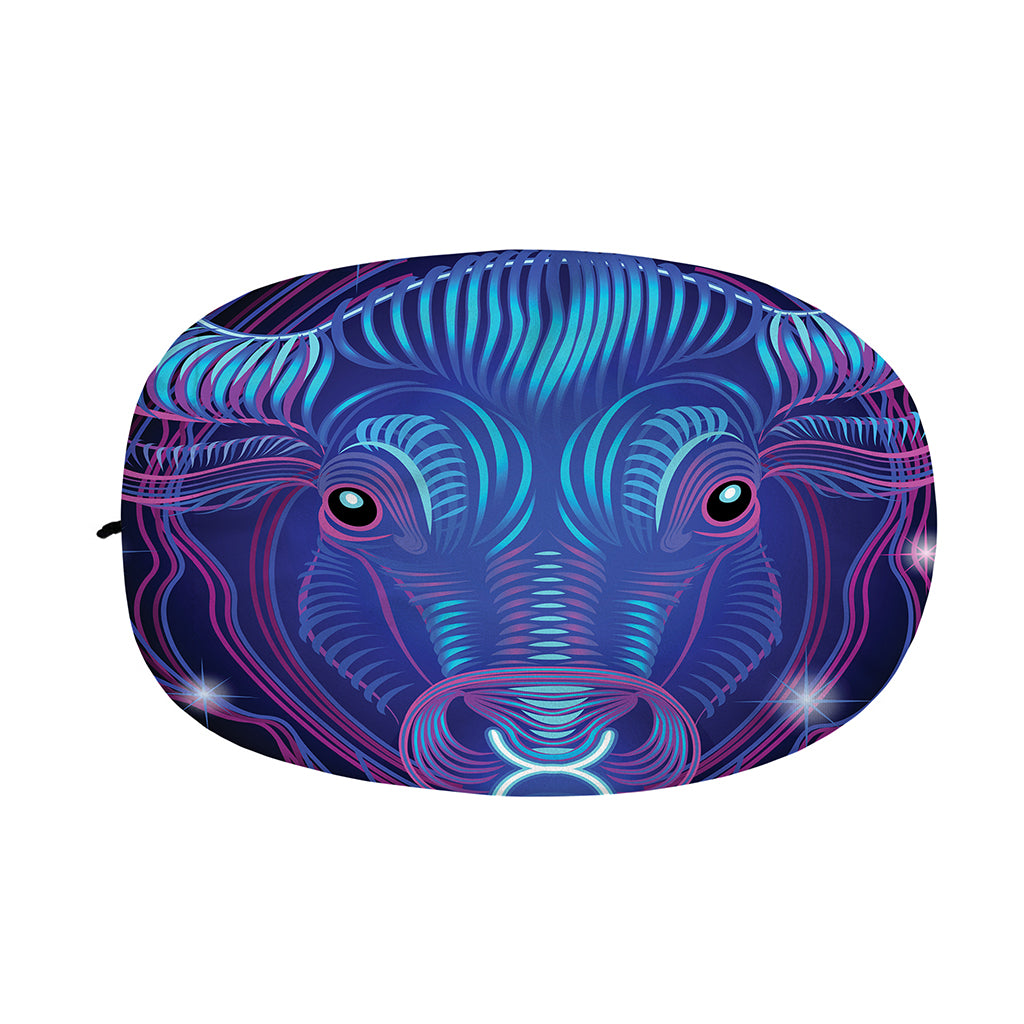 Dark Taurus Zodiac Sign Print Car Side Mirror Covers