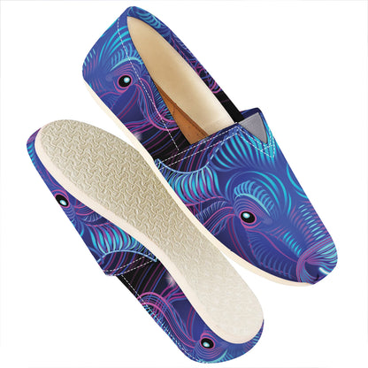 Dark Taurus Zodiac Sign Print Casual Shoes