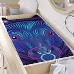 Dark Taurus Zodiac Sign Print Changing Pad Cover