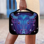 Dark Taurus Zodiac Sign Print Classic Bible Case
