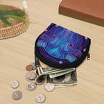 Dark Taurus Zodiac Sign Print Coin Purse
