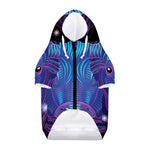 Dark Taurus Zodiac Sign Print Dog Zip Up Hoodie