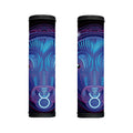 Dark Taurus Zodiac Sign Print Handle Covers