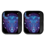 Dark Taurus Zodiac Sign Print Handle Covers