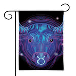 Dark Taurus Zodiac Sign Print House Flag