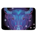 Dark Taurus Zodiac Sign Print Indoor Door Mat