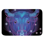 Dark Taurus Zodiac Sign Print Indoor Door Mat