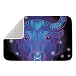 Dark Taurus Zodiac Sign Print Indoor Door Mat