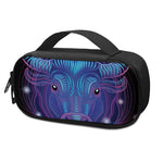Dark Taurus Zodiac Sign Print Insulin Cooler Travel Case