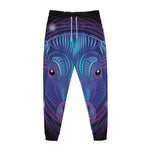 Dark Taurus Zodiac Sign Print Jogger Pants