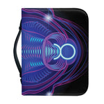 Dark Taurus Zodiac Sign Print Leather Bible Cover