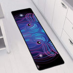 Dark Taurus Zodiac Sign Print Long Kitchen Mat