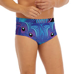 Dark Taurus Zodiac Sign Print Men's Briefs