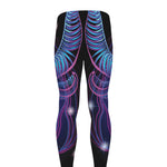 Dark Taurus Zodiac Sign Print Men's leggings