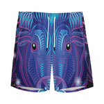 Dark Taurus Zodiac Sign Print Men's Sports Shorts
