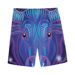 Dark Taurus Zodiac Sign Print Men's Sports Shorts