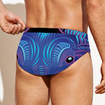 Dark Taurus Zodiac Sign Print Men's Swim Briefs