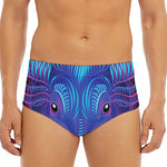Dark Taurus Zodiac Sign Print Men's Triangle Swim Briefs
