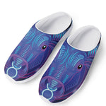 Dark Taurus Zodiac Sign Print Mesh Casual Shoes