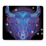Dark Taurus Zodiac Sign Print Mouse Pad