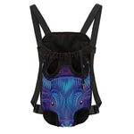 Dark Taurus Zodiac Sign Print Pet Carrier Backpack