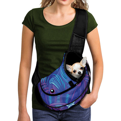 Dark Taurus Zodiac Sign Print Pet Sling Carrier