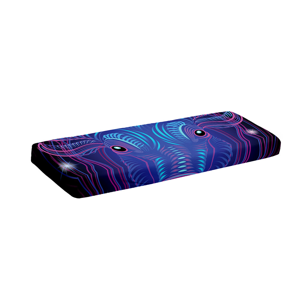 Dark Taurus Zodiac Sign Print Piano Keyboard Cover