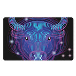 Dark Taurus Zodiac Sign Print Polyester Doormat