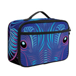 Dark Taurus Zodiac Sign Print Portable Lunch Bag