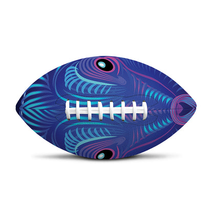 Dark Taurus Zodiac Sign Print Rugby Ball