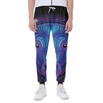 Dark Taurus Zodiac Sign Print Scuba Joggers