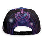 Dark Taurus Zodiac Sign Print Snapback Cap