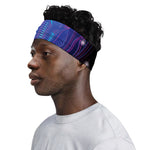 Dark Taurus Zodiac Sign Print Sports Headband