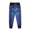 Dark Taurus Zodiac Sign Print Sweatpants