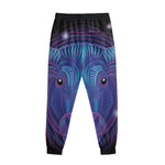 Dark Taurus Zodiac Sign Print Sweatpants